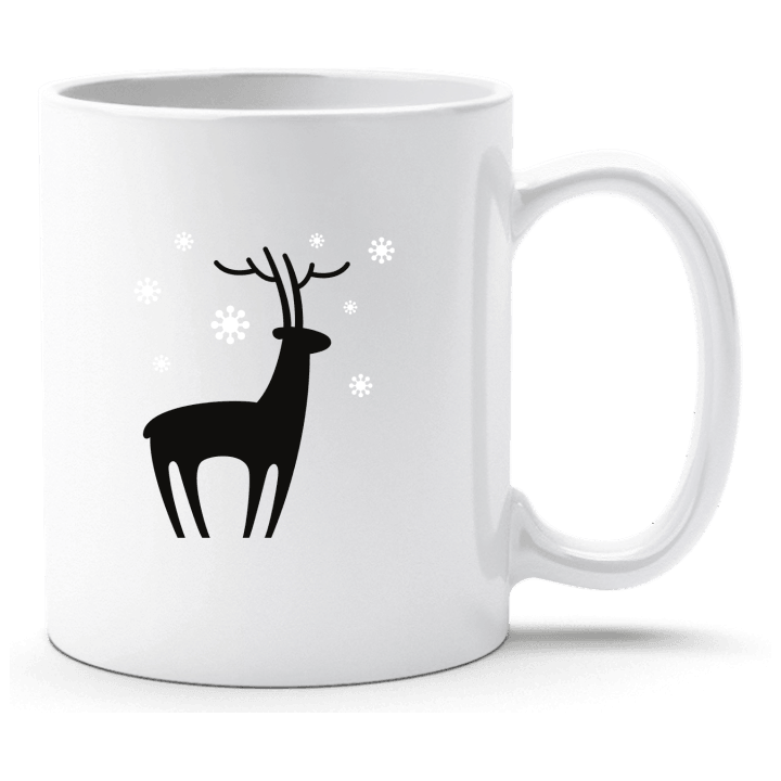 Xmas Deer with Snow Tasse 0 image