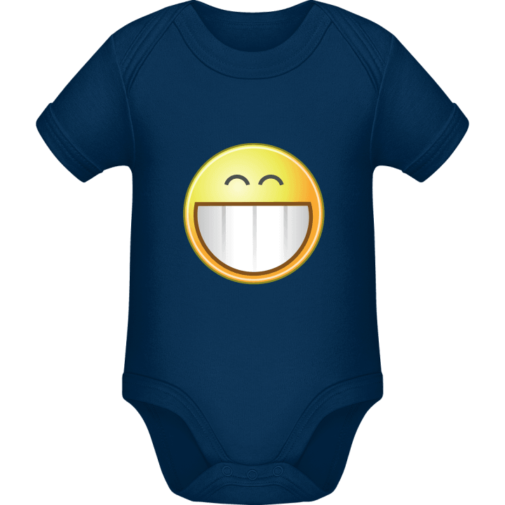 Cackling Smiley Baby Romper contain pic