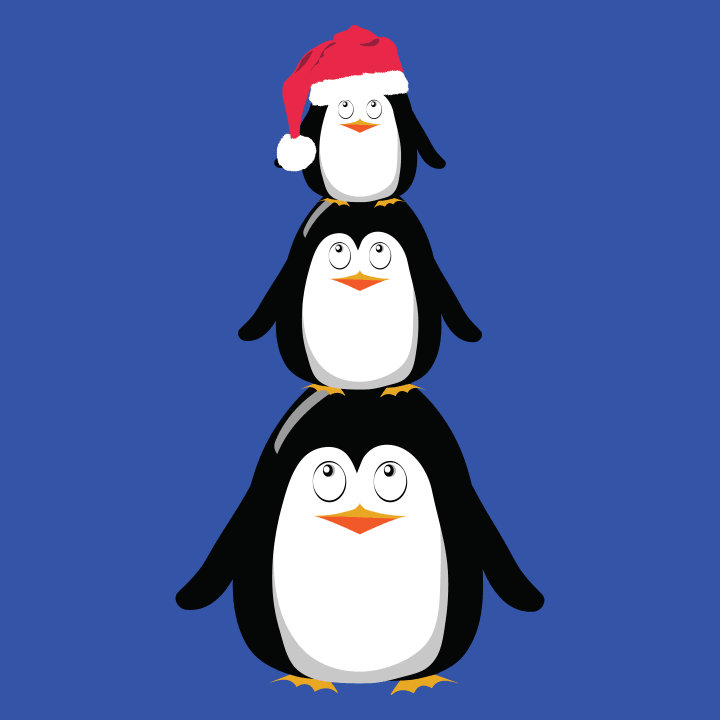 Christmas Penguin Family Stof taske 0 image