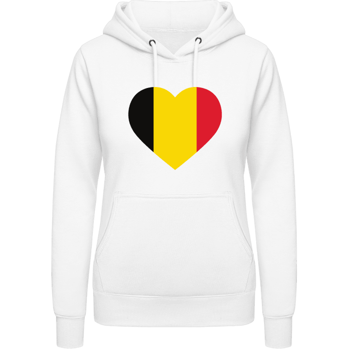 Belgique Cœur Sweat à capuche pour femme 0 image
