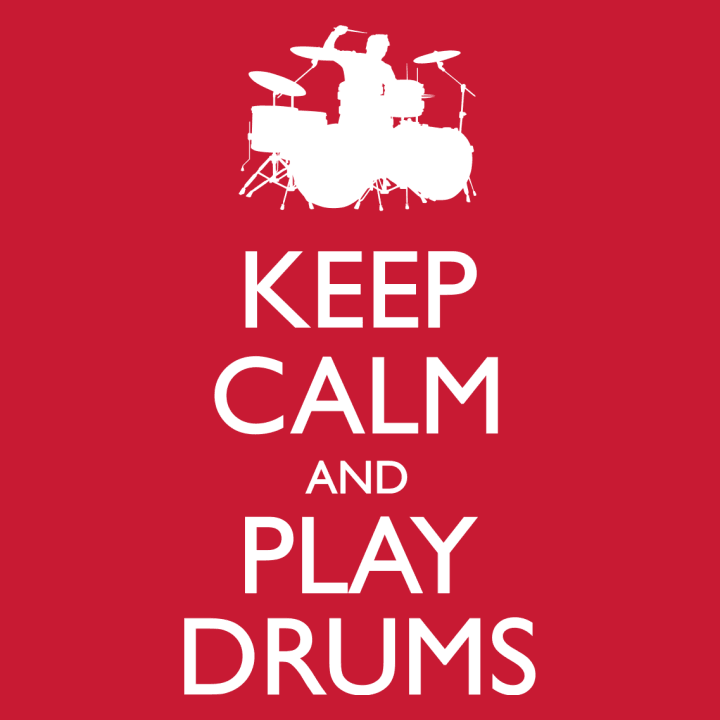 Keep Calm And Play Drums Lasten t-paita 0 image