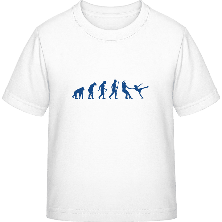 Ice Skating Couple Evolution T-shirt pour enfants contain pic