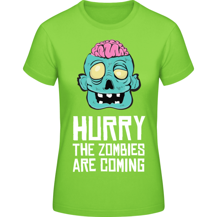 The Zombies Are Coming T-shirt til kvinder 0 image
