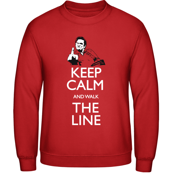 Keep Calm And Walk The Line Sudadera contain pic