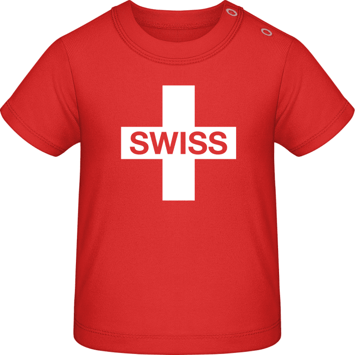 Schweizer Flagge Baby T-Shirt contain pic