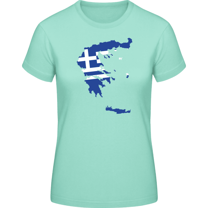 Greece Map T-shirt pour femme contain pic