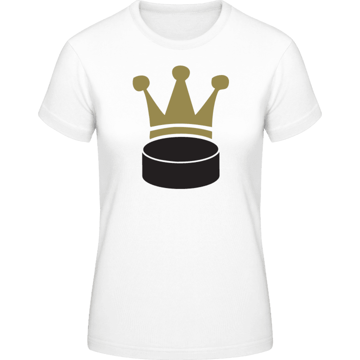 Ice Hockey Equipment Crown Frauen T-Shirt contain pic