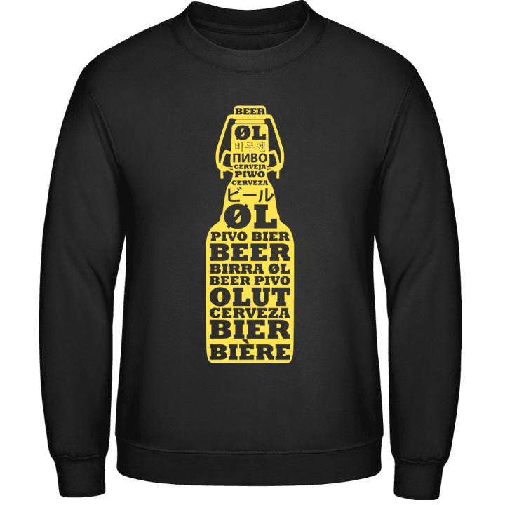 Bier Fles Sweatshirt contain pic