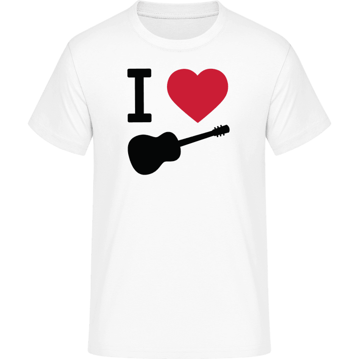 I Love Guitar T-skjorte contain pic