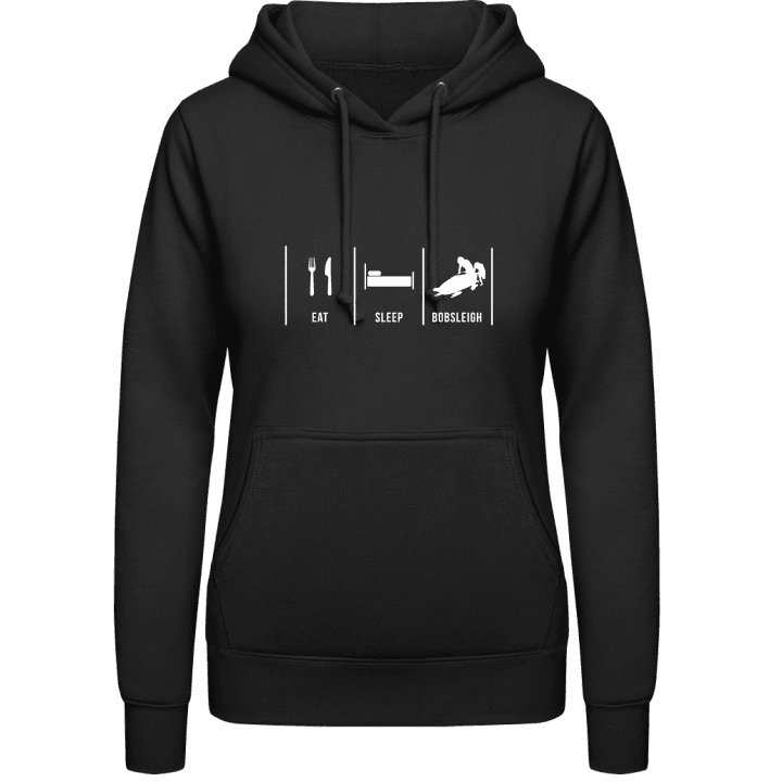 Eat Sleep Bobsled Vrouwen Hoodie contain pic