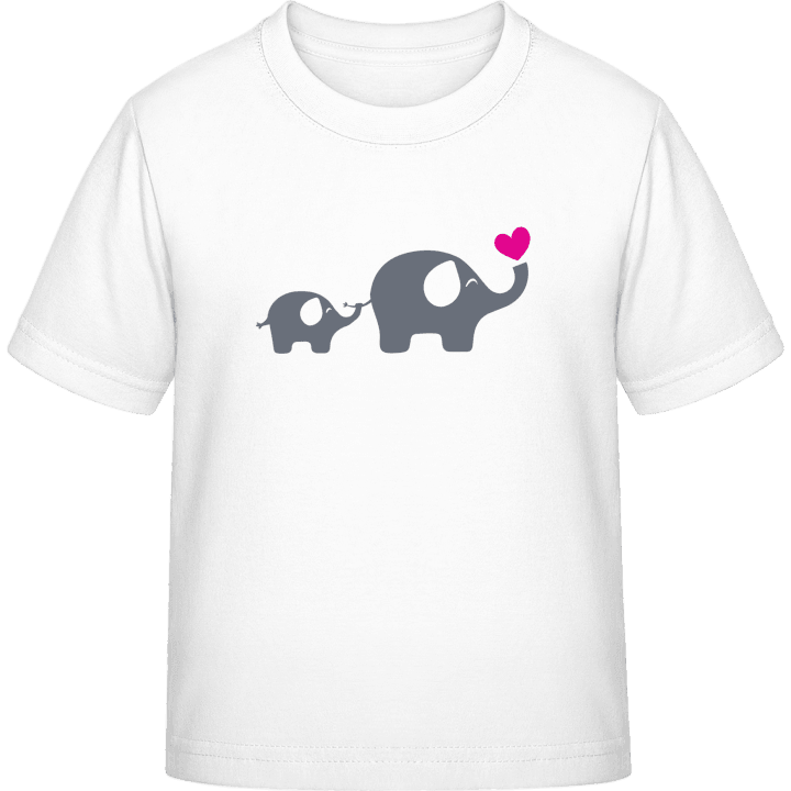 Happy Elephant Family Kids T-shirt 0 image