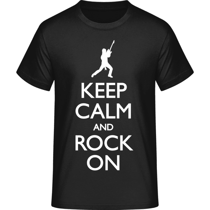 Keep Calm and Rock on T-Shirt contain pic