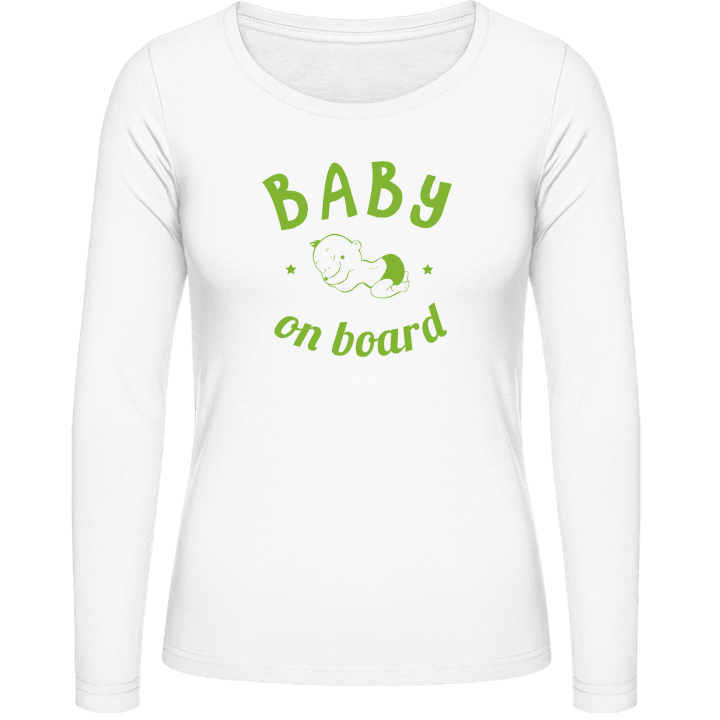 Baby on Board Pregnant Langærmet skjorte til kvinder 0 image