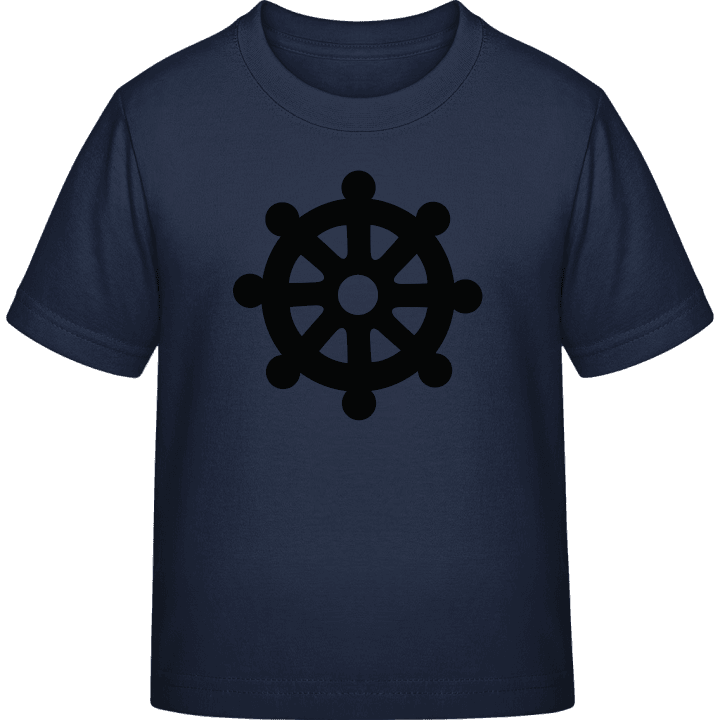 Buddhismus Symbol Dharmachakra Kinder T-Shirt 0 image