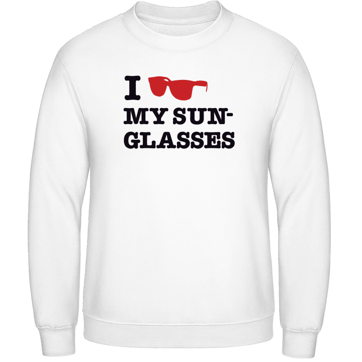 I Love My Sunglasses Sweatshirt 0 image