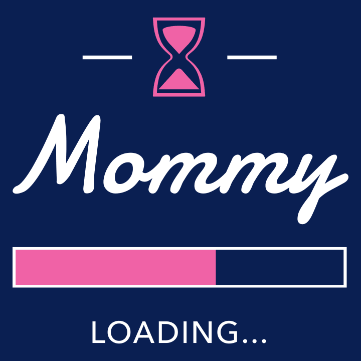 Mommy Loading Baby Girl T-shirt à manches longues pour femmes 0 image
