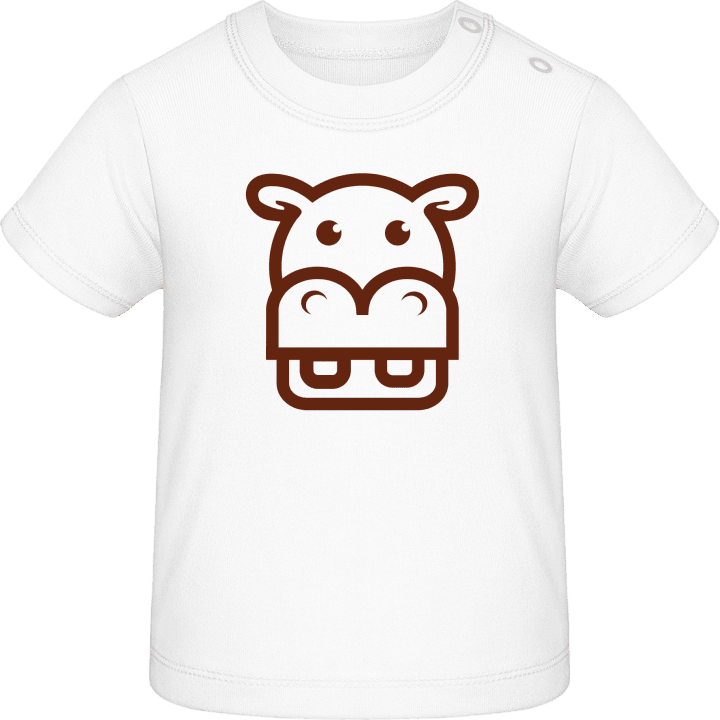 Hippo Face Icon Baby T-Shirt 0 image