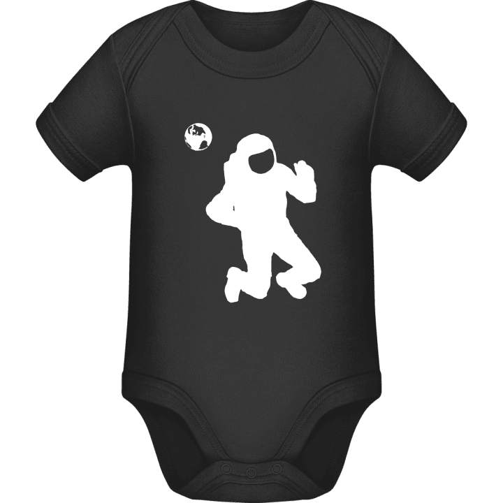 Cosmonaut Silhouette Baby romperdress contain pic