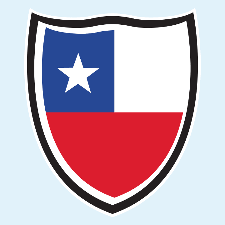 Chile Flag Shield Langarmshirt 0 image
