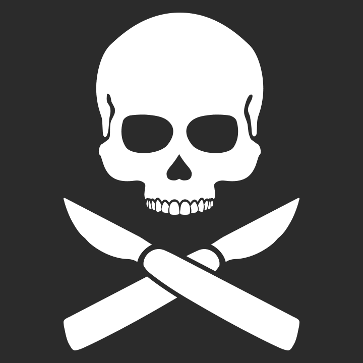 Skull With Knives Stof taske 0 image