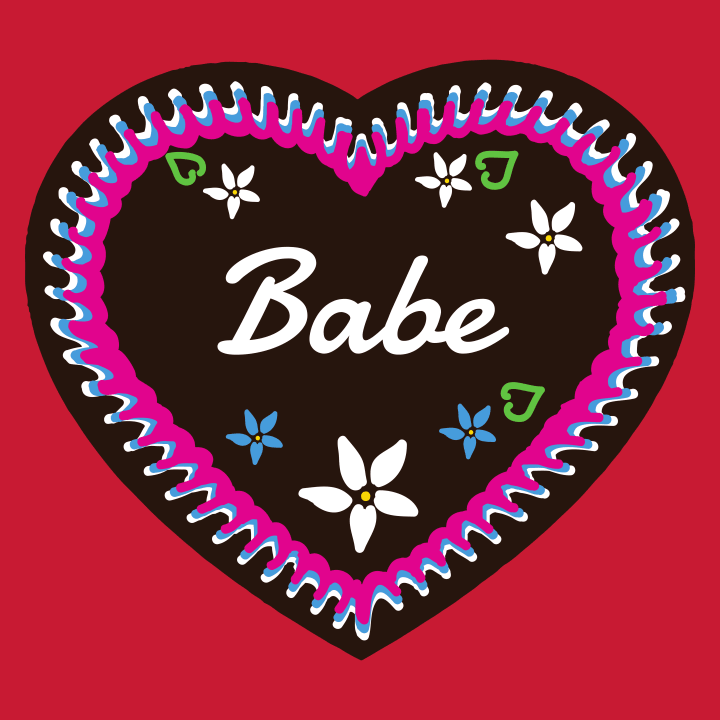 Babe Gingerbread Heart Langermet skjorte for kvinner 0 image