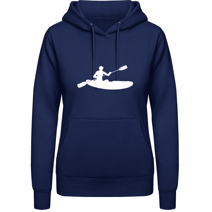 Rafting Silhouette Vrouwen Hoodie contain pic