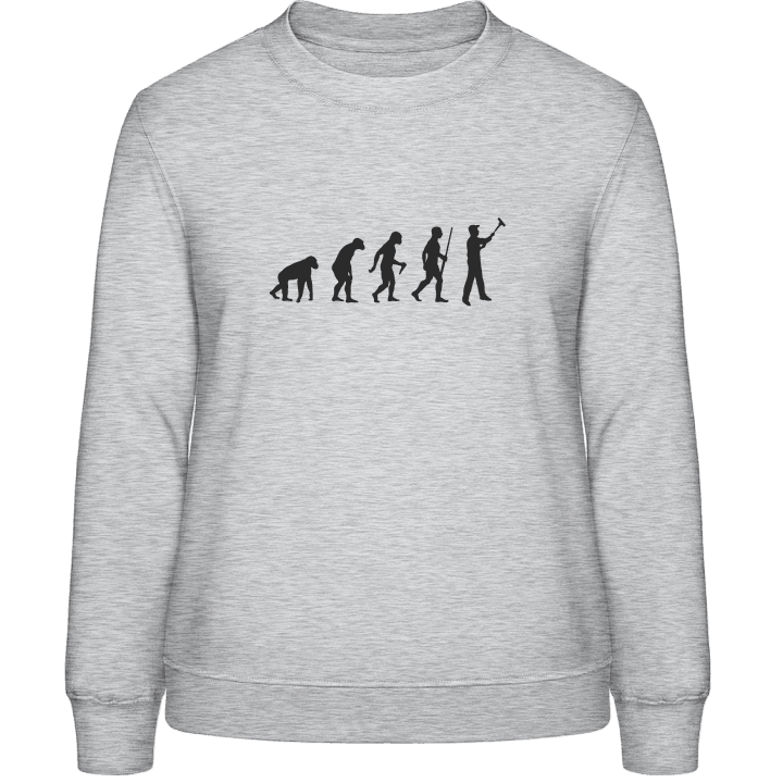 Evolution To Painter Frauen Sweatshirt contain pic