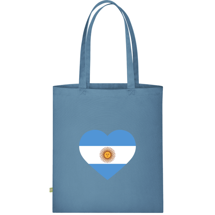 Argentina Heart Flag Väska av tyg contain pic