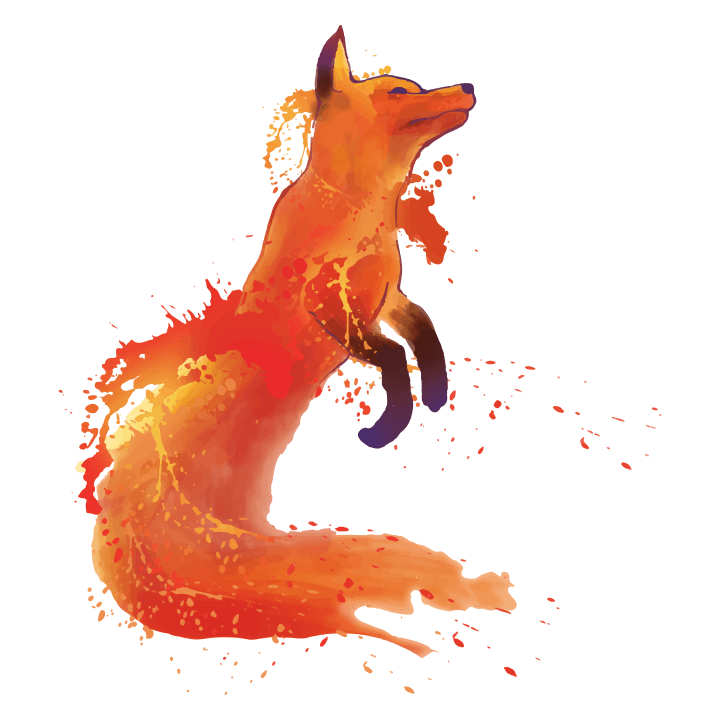 Watercolor Fox Body Sweat à capuche 0 image