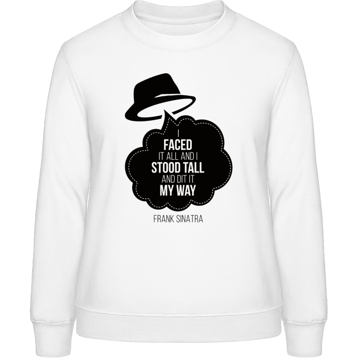 Did It My Way Sweat-shirt pour femme contain pic