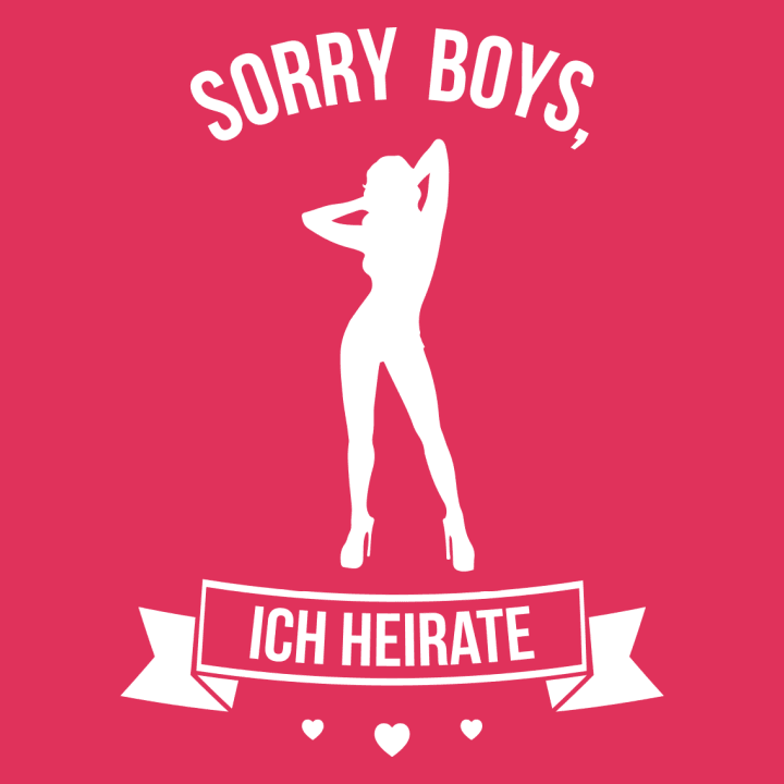 Sorry Boys ich heirate T-shirt för kvinnor 0 image