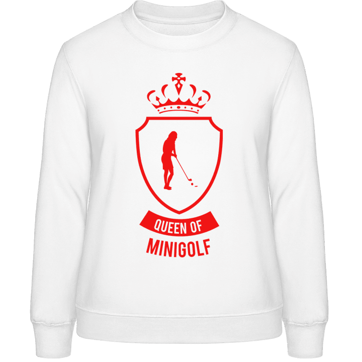 Queen of Minigolf Frauen Sweatshirt contain pic