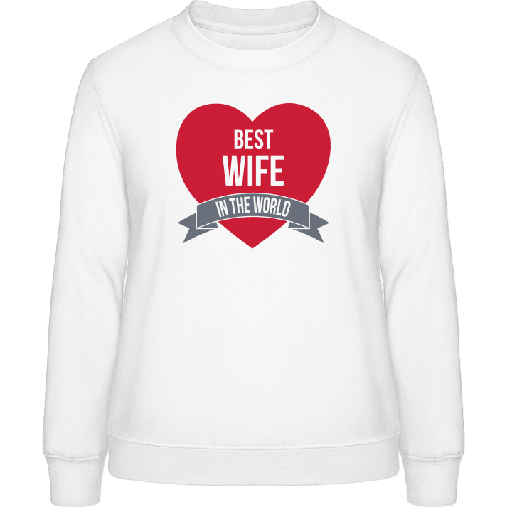 Best Wife Vrouwen Sweatshirt contain pic