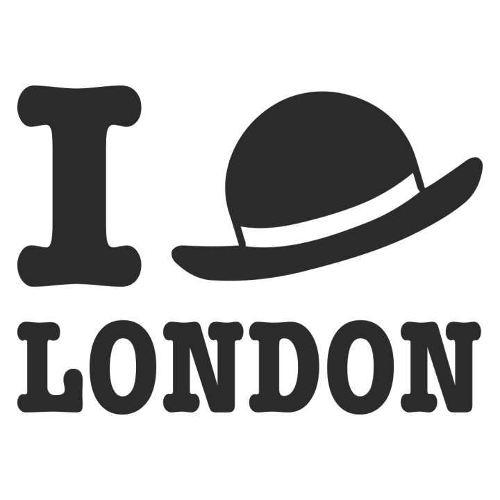 I Love London Bowler Hat Hættetrøje til kvinder 0 image
