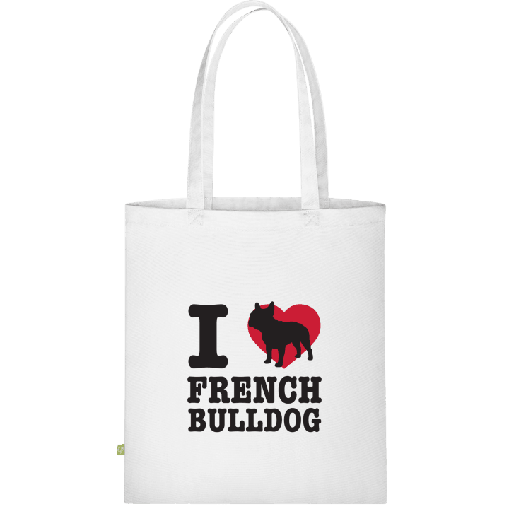 I Love French Bulldog Väska av tyg 0 image