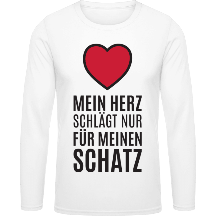 Mein Herz T-shirt à manches longues contain pic
