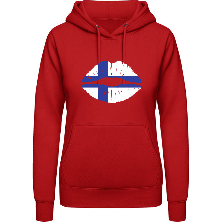 Finnish Kiss Vrouwen Hoodie contain pic