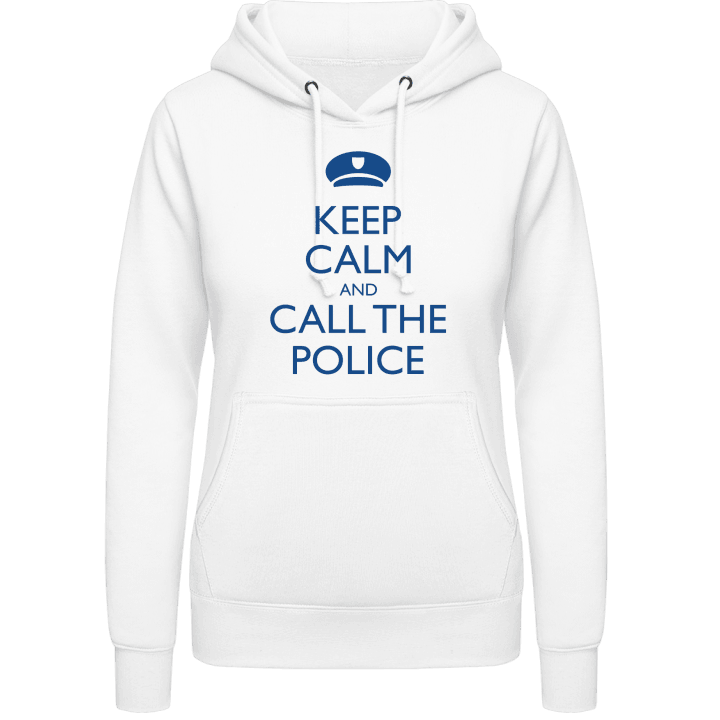 Keep Calm And Call The Police Frauen Kapuzenpulli 0 image