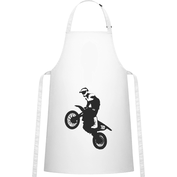 Motocross Illustration Kitchen Apron contain pic
