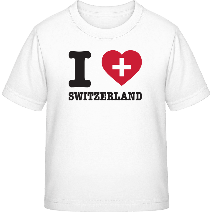 I Love Switzerland Kinderen T-shirt contain pic