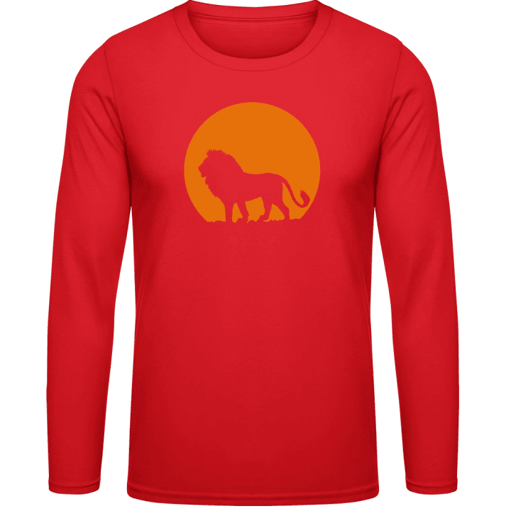 Lion in Moonlight T-shirt à manches longues 0 image