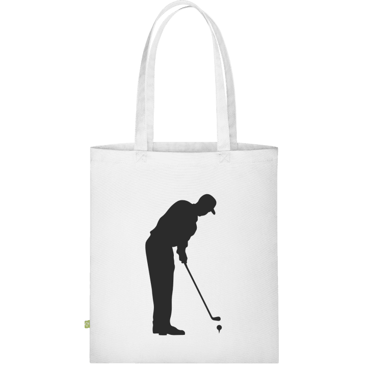 Golf Player Silhouette Stoffen tas contain pic