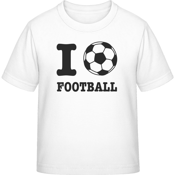 Football Love T-skjorte for barn contain pic