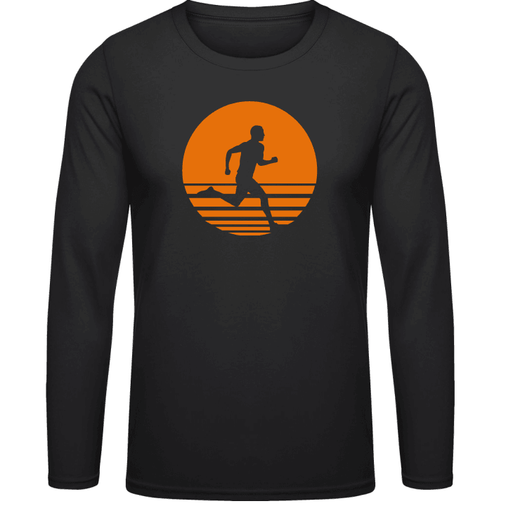 Sunset Jogging T-shirt à manches longues contain pic
