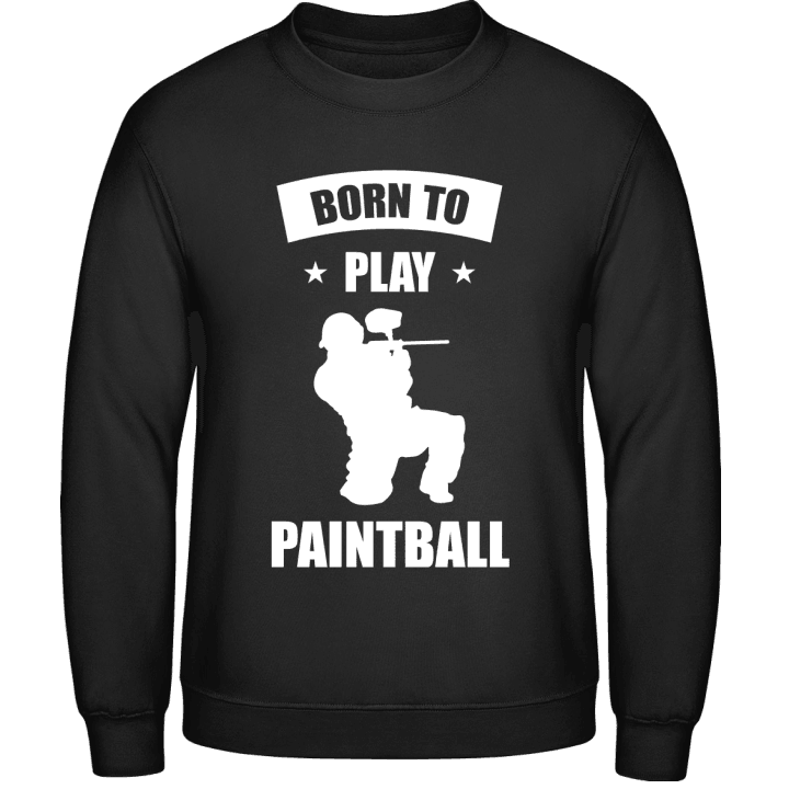 Born To Play Paintball Felpa contain pic