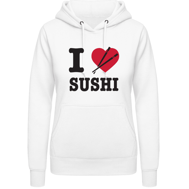 I Love Sushi Sudadera con capucha para mujer contain pic