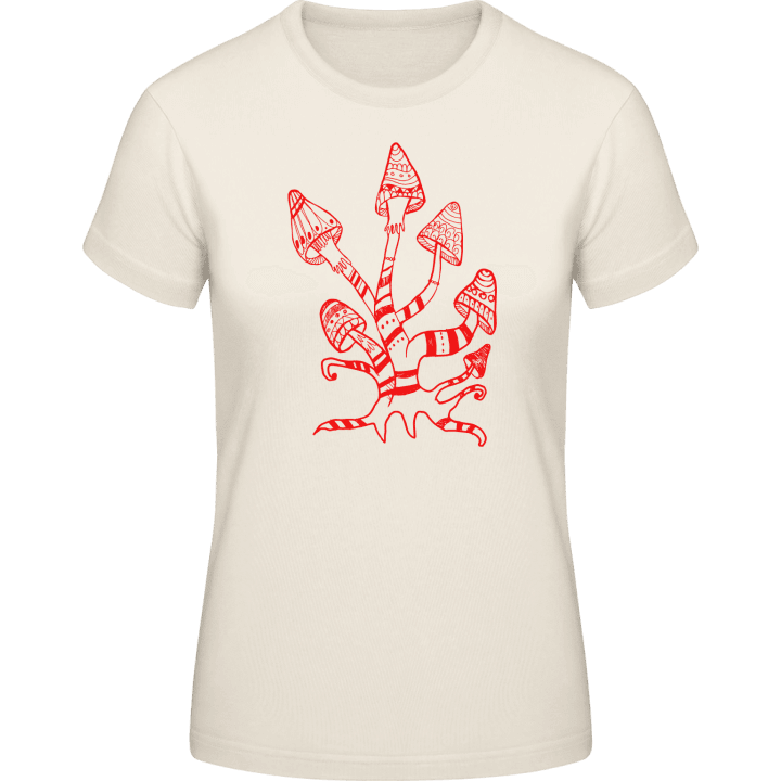 Psychadelic Mushroom Tree T-shirt för kvinnor 0 image