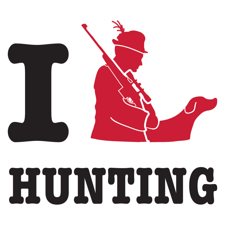 I Love Hunting T-skjorte 0 image
