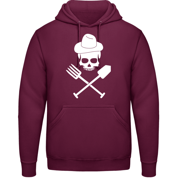Farmer Skull With Hat Hoodie contain pic