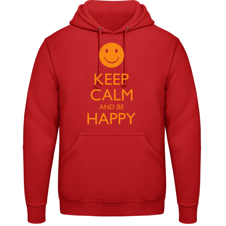 Keep Calm And Be Happy Huvtröja contain pic